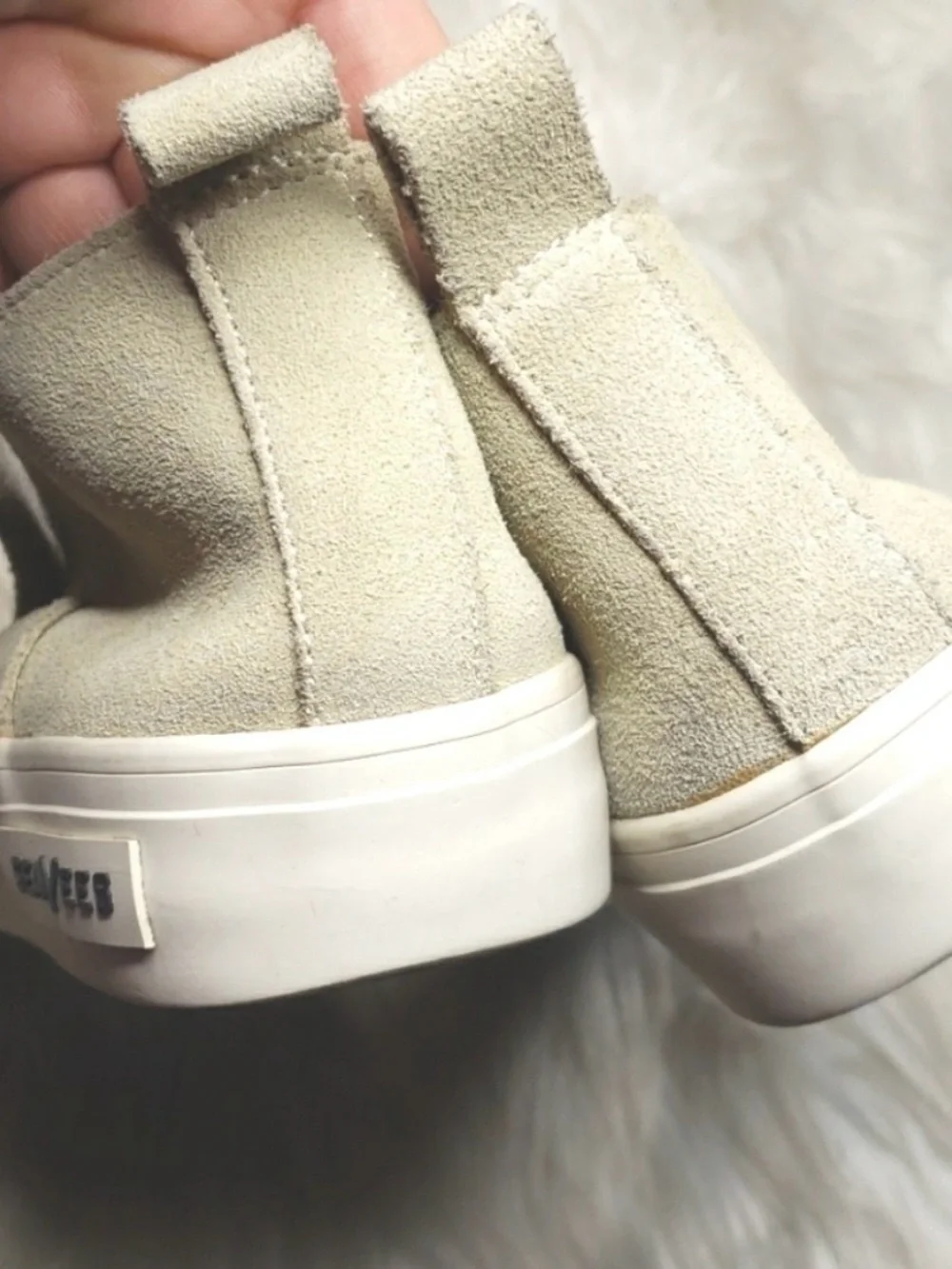 SeaVees Huntington Middie OYSTER SUEDE 6.5